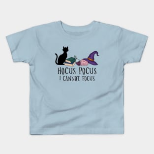 Hocus Pocus I Cannot Focus | Funny ADHD Kids T-Shirt